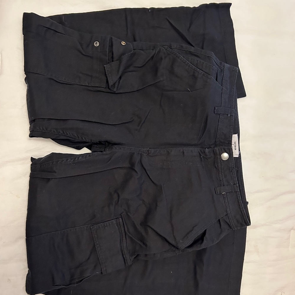 black Cargo Pants